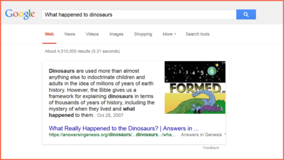 Dishonest News: Christian Propaganda Dinosaur propaganda